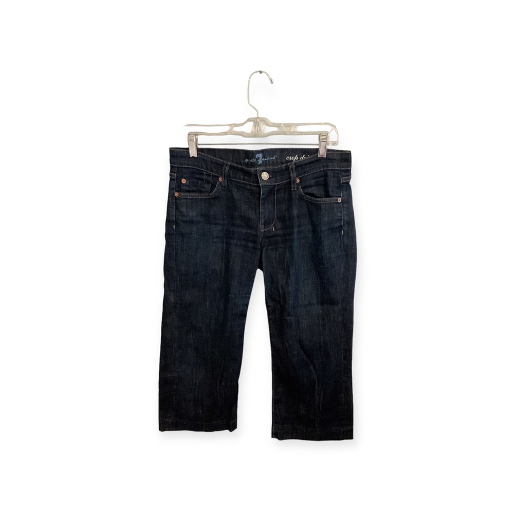 Women’s 7‎ for all mankind cropped dojo jeans, size 29